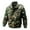Camouflage, variant on Mens Outerwear Jackets Zipper Stand Collar Solid Imitation Oversized Denim Jacket Women,Camouflage,6XL