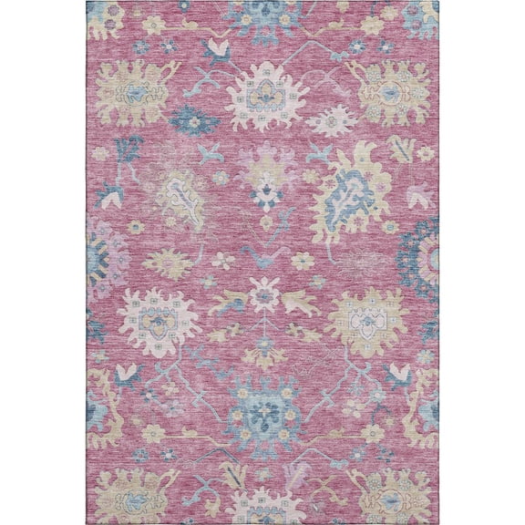 Dalyn Rugs Premium Machine Washable Mayfield AMF1154 Pink 3' x 5' Rug