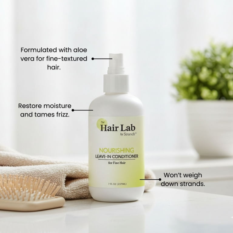 The Hair Lab Nourishing Leave-In Conditioner with Aloe Vera for Fine Hair, 7 fl oz, Size: 7 oz