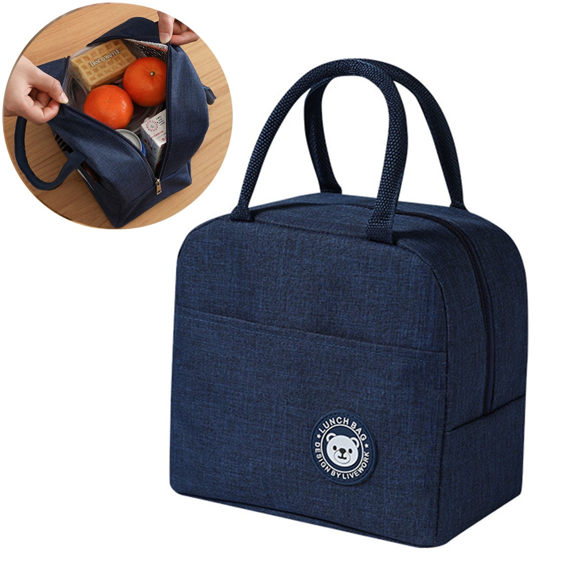 Seenda Insulated Lunch Bag for Women Men Leakproof Cooler Bag Reusable ...