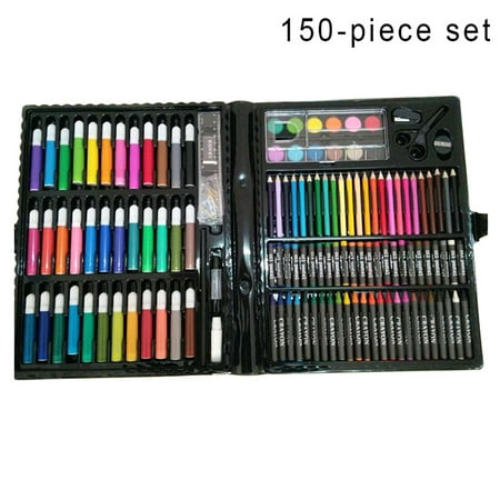 Foviza 1 Set Drawing Painting Art Box Set Colored Pencils Portable for Children Kids Beginner New