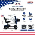 thumbnail image 4 of Outdoor Compact Mobility Scooter Electric Powered Mobile Wheelchair Folding, Collapsible and Compact for Travel, 4 Wheel, 4 of 7