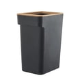 thumbnail image 1 of Cubo de basura, cubo de almacenamiento, cubo de basura multiusos, cesta de basura antideslizante, cesta de basura para el hogar, baños, restaurante y 10L Negro, 1 of 9
