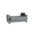thumbnail image 5 of Ottomanson Emperor Sleeper Loveseat, Gray Microsuede, 5 of 6
