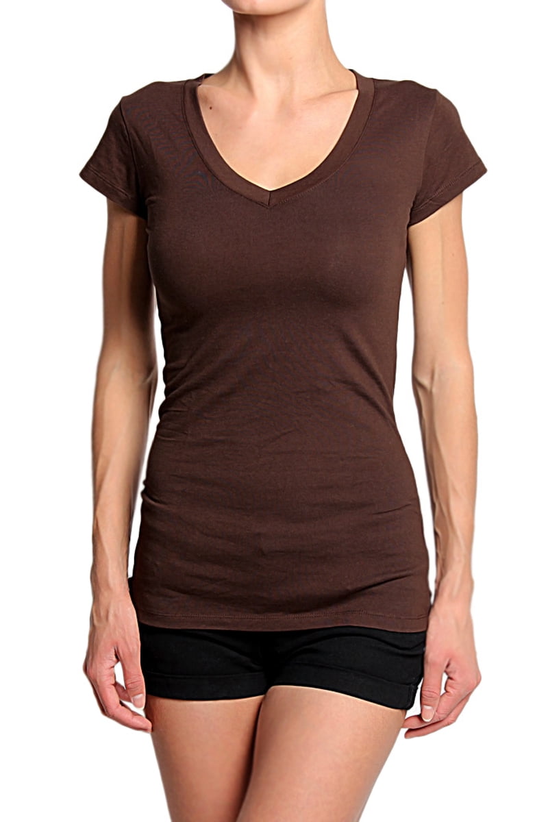 plain colored v neck t shirts