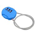 thumbnail image 3 of Uxcell Small Combination Lock 11.8 Inch, 1 Pack 3 Digit Padlock for Locker, Bright Blue, 3 of 6