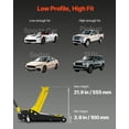thumbnail image 3 of VEVOR Low Profile Floor Jack,4 Ton (8818 lbs) Capacity,Steel Racing Floor Jack with Dual Pistons Quick Lift Pump,Hydraulic Trolley Car Lift for Sport Utility Vehicle,Lifting Range 3.9-21.5 Inches, 3 of 9