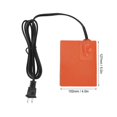 thumbnail image 5 of Silicone Heater Mat Silicone Rubber Heating Pad Electric Blanket Flexible Mat 102X127mm, 5 of 5