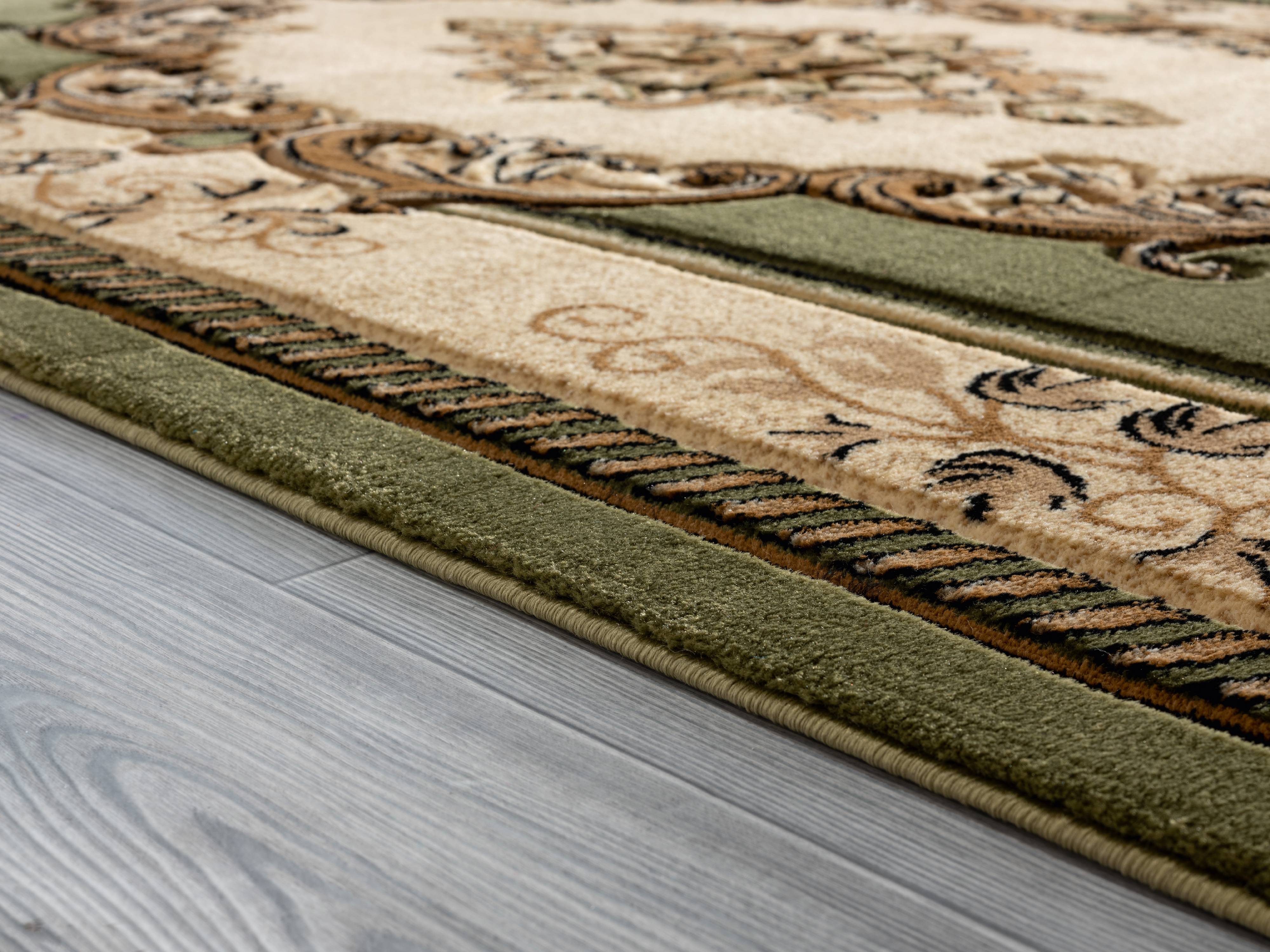 United Weavers Drachma Patras Traditional Medallion Area Rug, Green, 7'10" x 10'6"