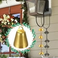 thumbnail image 4 of Christmas Bells, Vintage Christmas Decor, Copper and Silver Hanging Bells for Garland Wreath Tree Decoration, Iron Metal Bells with Jute String for Home Party Wedding Anniversary Festive Decor, 4 of 8