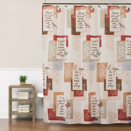 Saturday Knight Ltd Faithful Birds Shower Curtain Walmart Com