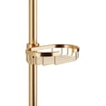 thumbnail image 3 of Kauai III 8-in Rain Showerhead Shower System with Slide Bar and Integrated Soap Dish Brushed Gold 1.8 GPM, 3 of 8