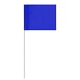 thumbnail image 4 of Marking / Survey Flags, 4" X 5" W/21" Wire, Several Colors, Blue - 100 Pack, 4 of 4