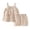 outfit 52#Khaki, variant on oqasdz Baby Girls Summer Outfits Floral Dress Spring Cotton Double Layer Yarn Breathable Home 2 Piece Clothing Sets Casual Outdoor
