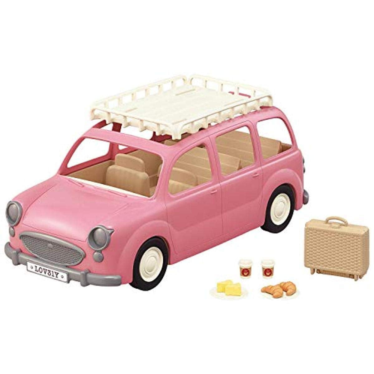 Calico Critters Family Picnic Van for Dolls, Toy Vehicle Seats up to 10 ...