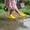 Yellow, variant on Shoe Cover Rain Overshoes Silicone Reusable Protectors for Mud Beach Desert and Rain Day Training Footwear Guard
