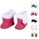 thumbnail image 4 of Zapatos de invierno para muñecas de peluche, botas gruesas para la nieve, aptas para accesorios de zapatos de muñecas de 18 pulgadas 1 par kenally FN0027-01B, 4 of 7