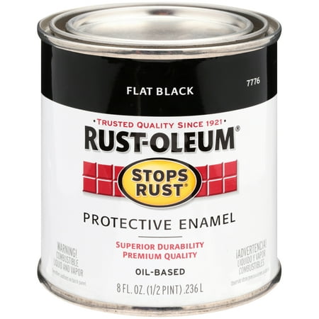UPC 020066777678 product image for Rust-Oleum® Stops Rust® Flat Black Oil-Based Protective Enamel 8 fl. oz. Can | upcitemdb.com