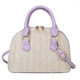 thumbnail image 1 of Bolsa cruzados de verano casuales tejidos a mano Elegantes para viajar (Púrpura) JShteea Para Estrenar, 1 of 9