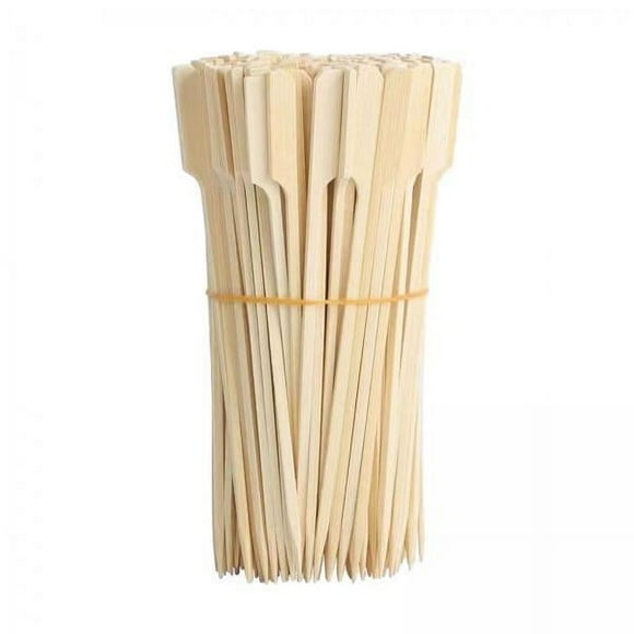 jinwen 2x 100x Bamboo Skewers Wood Grilling Skewers BBQ Portable Accessories Tools BBQ Food Skewers for Party Vegetable Barbeque Snacks