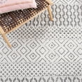 thumbnail image 6 of SAFAVIEH Casablanca Braelyn Diamond Area Rug, Black/Ivory, 4' x 6', 6 of 8