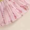 thumbnail image 6 of Toddler Baby Girl Christmas Outfit Candy Cane Sweatshirt Long Sleeve Shirts Tops Tulle Tutu Skirts Set Fall Winter Holiday Clothes, 6 of 8