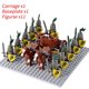 thumbnail image 1 of Mini figuras de acción de caballeros medievales, bloques de construcción, carro romano, soldado, caballo de guerra, juguetes para niños, regalo, 1 of 5