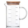 thumbnail image 1 of 33.81oz Measuring Cup Universal Borosilicate Glass Measuring Mug Milk Cup, 1 of 1