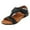 A-Black141, variant on Yuanlong Womens Sandals Solid Sandals Hook & Loop Comfortable Walking Flat Casual Dressy Beach Sandals
