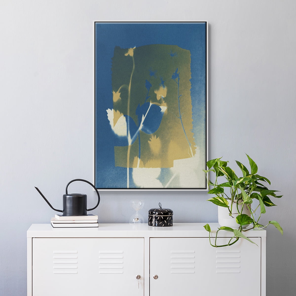 Perfectly Imperfect III Framed Premium Gallery Wrapped Canvas - Ready to Hang - 27 x 41 - White Floating Frame