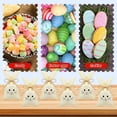 thumbnail image 6 of Easter Bunny Candy Gift Bags Set of 24, 7.87 Inch Reusable Cotton Fabric Decorations for Party Display, 6 of 8