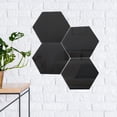 thumbnail image 3 of 12 piezas de pegatinas de pared hexagonales para decoración de espejo, calcomanías tridimensionales para el hogar, acrílico, 3 of 6
