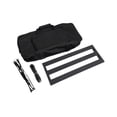 thumbnail image 4 of Tablero de pedales de efectos de guitarra con bolsa de transporte Bolsa para tablero de pedales Pedalera de efecto de metal multifunción resistente , M M, 4 of 8