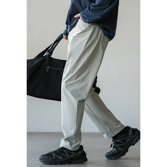 Fashion Men Quick-dry Casual Suit Pants