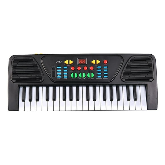 Keyboard Pianos W/Mic Keyboard Piano Instrument Toy for Stage Indoor Beginner