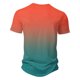 thumbnail image 3 of Camisas de Manga Larga para Hombres, Botón de Impresión Casual Camisa de Cuello Redondo Hecha de Poliéster Ligero para Todo el Uso de Temporada, Camisas de Manga Corta para Hombre, 3 of 5