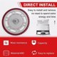 thumbnail image 4 of 2Pcs Mop Holder for Ecovacs T30S/T30 Pro Robot Vacuum Cleaner Mop Kit, 4 of 5
