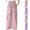 Pink, variant on CYRBOKO Cargo Pants for Girls, Loose Elastic Waist Comfy Cotton Long Pants Pink Size 8-10 T