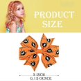 thumbnail image 2 of 12 Pcs Hair Bows Clips 3" Boutique Alligato Halloween Bow Grosgrain Ribbon Accessories For Girls Baby Toddlers Kids, 2 of 4