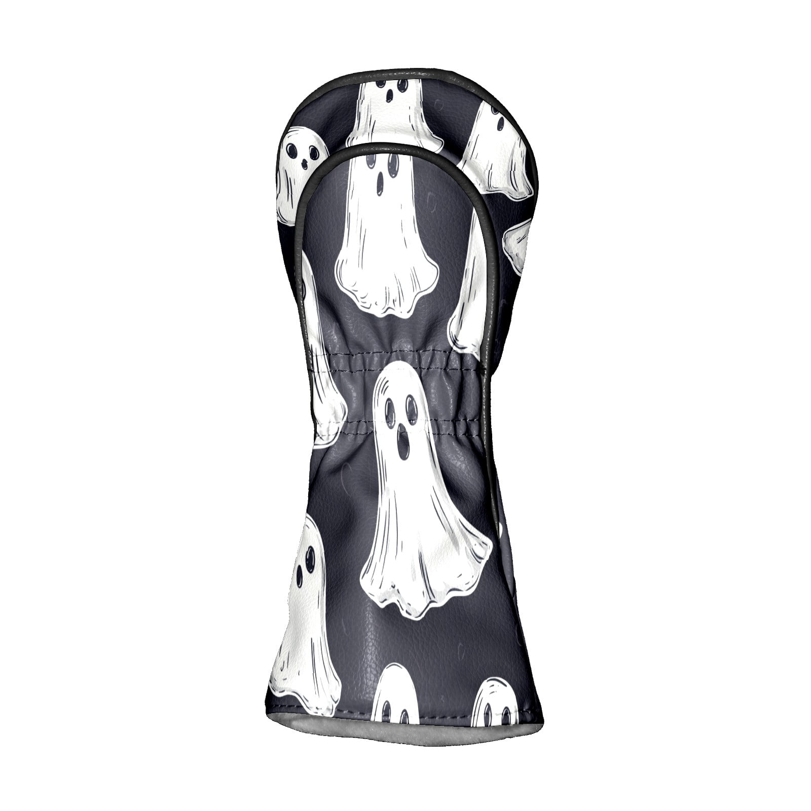 Golf Club Covers PU Leather Waterproof Head Covers for Fairway Woods Hybrids Cute Patterns