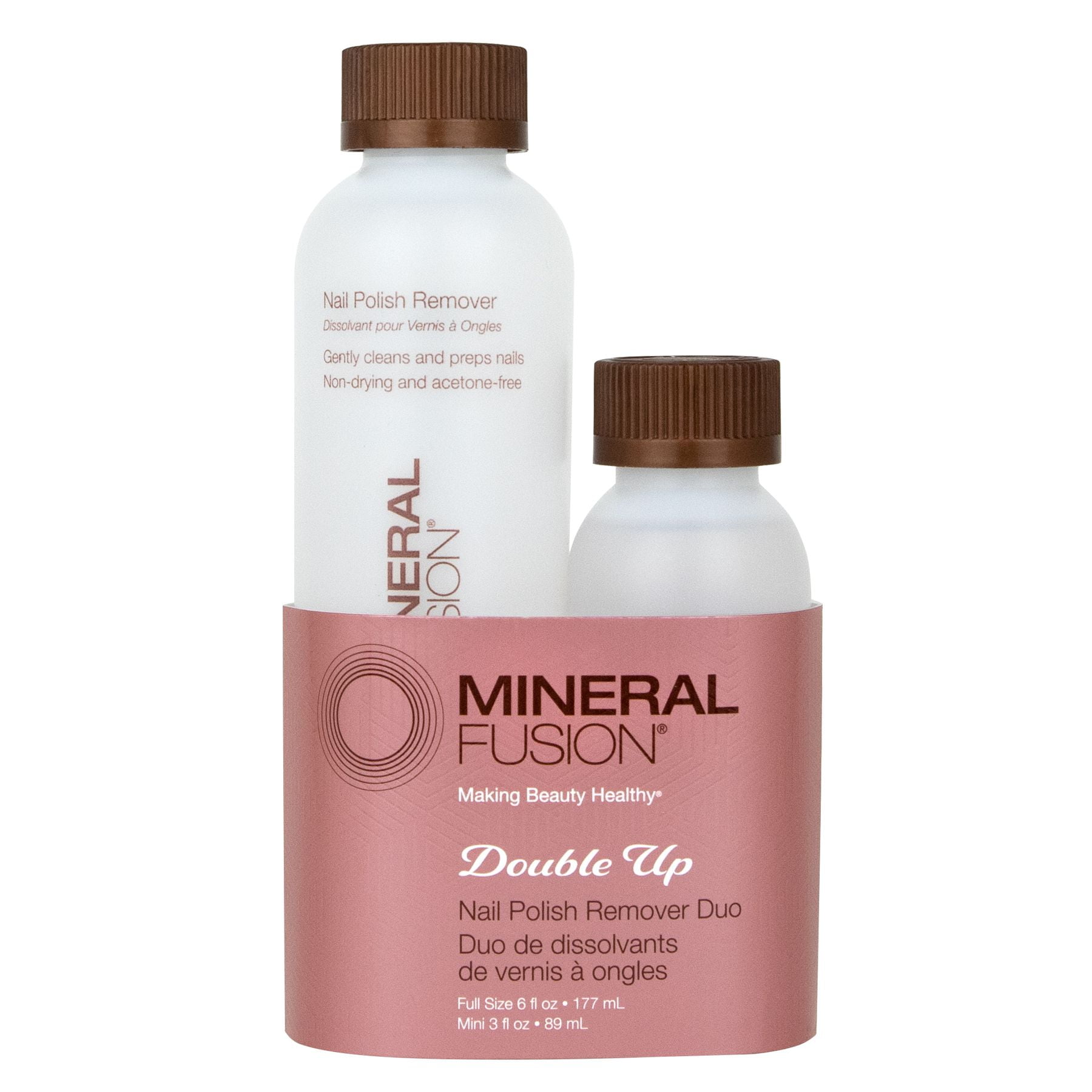 Mineral Fusion Double Up Nail Polish Remover Duo