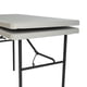 thumbnail image 4 of mesa rectangular plegable 122.4 x 60.9 x 73.6 cm blanco polietileno, 4 of 5