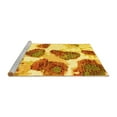 thumbnail image 2 of Ahgly Company Machine Washable Indoor Rectangle Abstract Yellow Contemporary Area Rugs, 8' x 12', 2 of 4