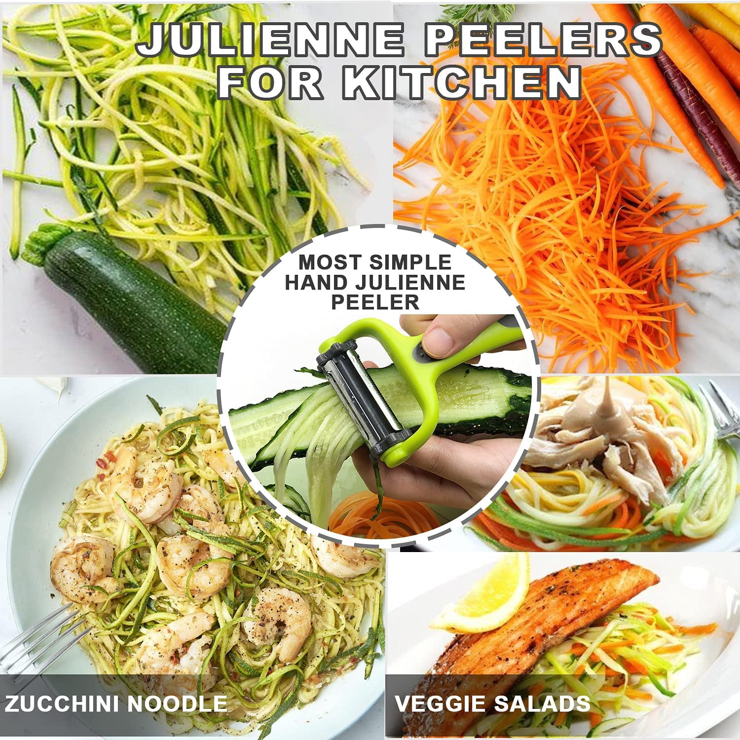 3 in 1 Vegetable Potato Peelers for Kitchen, Vegetable Peeler, Veggie  Salad, Apple Carrot Zucchini Veggie Peeler Fruit Veggie Peeler Set, Y & I  Shaped