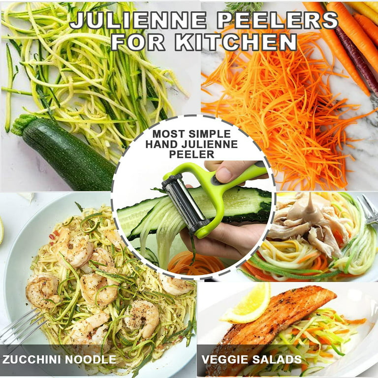 Potato Peelers for Kitchen, Vegetable Peeler Peeler 3 in 1, Make Veggie  Salad, Y and I Shape Apple Fruit Carrot Zucchini Veggie Peeler