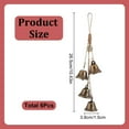 thumbnail image 2 of 6 Pcs Bells DIY for Door Knob Bells Door Knob Hanger Bell Wind Chimes Hanging Bells with Rope DIY for Witchy Room Home Decor Witchy Gifts, 2 of 6