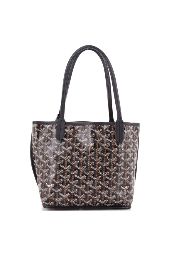 Pre-Owned Anjou Reversible Tote Coated Canvas Mini By Rebag