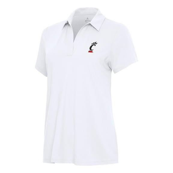 Women's Antigua White Cincinnati Bearcats Era Polo