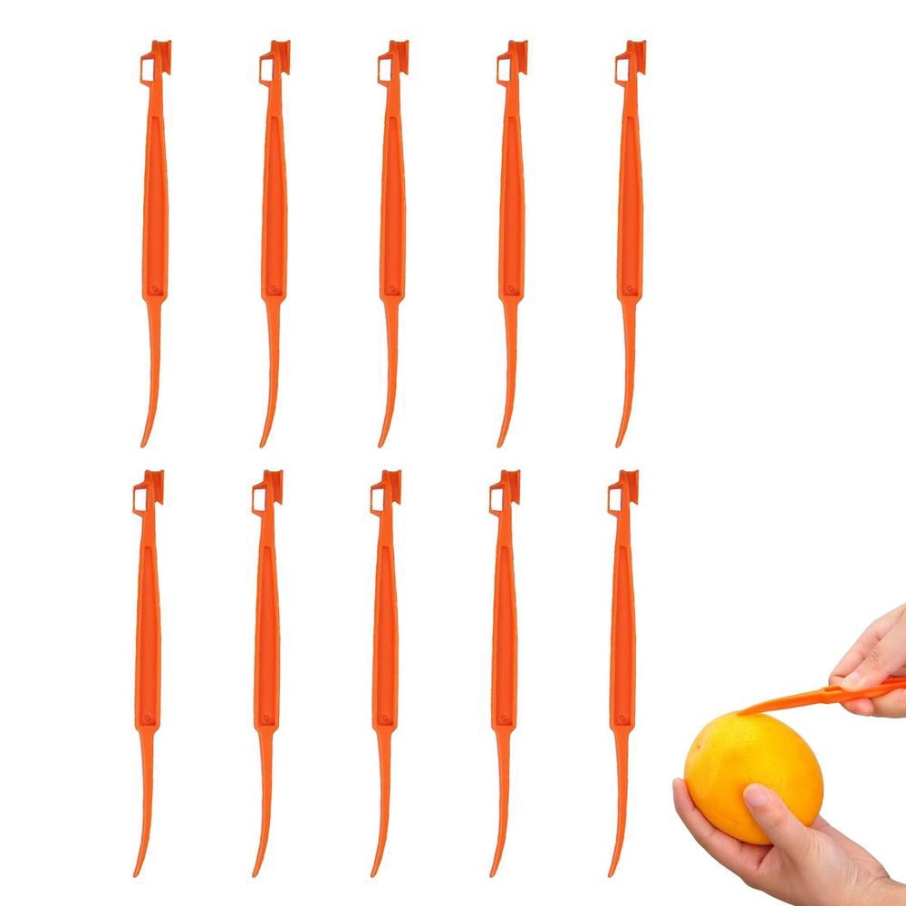 Citrus Queen 2-Pack Orange Peelers - Easy Citrus Fruit Skin Remover Tool, Kitchen Gadget