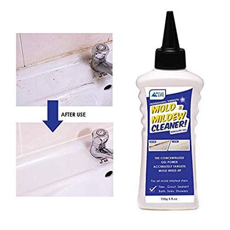 Skylarlife Home Mold & Mildew Remover Gel Stain Remover Cleaner Wall Mold Cleaner for Tiles Grout Sealant Bath Sinks (Best Mold Remover For Shower Tile)